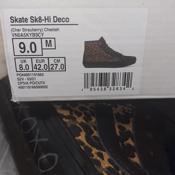 Sk8 hi decon Vans women cheetah print - Picture 6 of 6